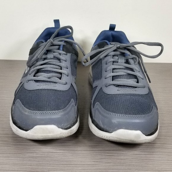 Skechers Track Scloric Sneaker, Grey Mesh, Mens Size 11 US / 45 - Picture 2 of 10